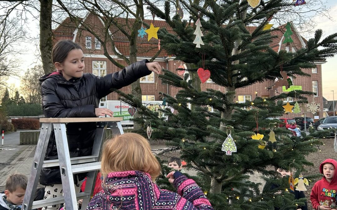 Wir schmücken unseren Weihnachtsbaum